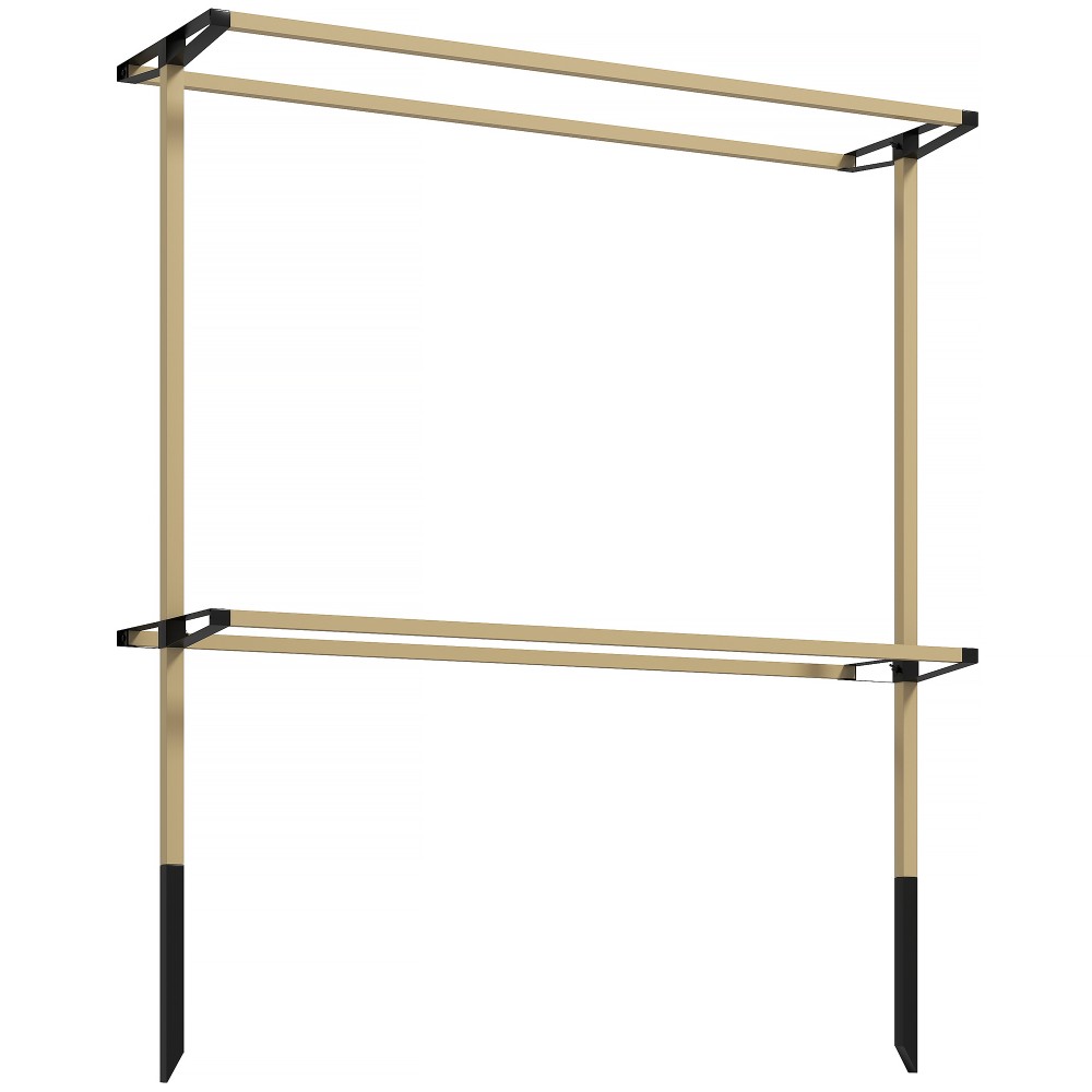 Flexible Metal Garden Trellis for Berries: Raspberries, Blackberries & Blueberries - Expandable Trellis