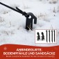 Φουσκωτό Snowman Family 1,8m Χριστουγεννιάτικη διακόσμηση με φωτισμό LED για εσωτερική και εξωτερική χρήση