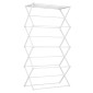 Πτυσσόμενο ράφι ρούχων Airer 8 επιπέδων Drying Rack Tower Dryer Tower Clothes Airer Drying Rack Μεταλλικό Πλαστικό Λευκό 74 x 35 x 144 cm