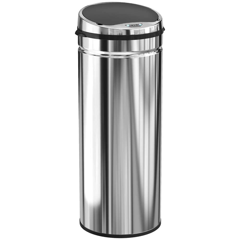 Κάδος σκουπιδιών με αισθητήρα 50 L, Αυτόματος κάδος απορριμμάτων, Σκουριασμένος κάδος κουζίνας με αισθητήρα υπέρυθρων, για κουζίνα, τραπεζαρία