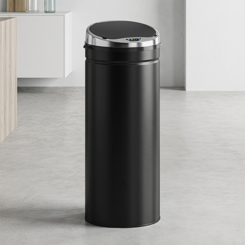 Κάδος σκουπιδιών με αισθητήρα 50 L, Αυτόματος κάδος απορριμμάτων, Σκουριασμένος κάδος κουζίνας με αισθητήρα υπέρυθρων, για κουζίνα, τραπεζαρία