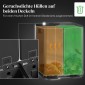 2 x 20L Διπλός Κάδος Απορριμμάτων Άνοιγμα Πεντάλ Easy Clean Πλαστικό από ανοξείδωτο ατσάλι μαύρο