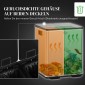 2 x 20L Διπλός Κάδος Απορριμμάτων, Άνοιγμα Πεντάλ, Εύκολο στο καθάρισμα, Ανοξείδωτο ατσάλι, Πλαστικό, Ασημί
