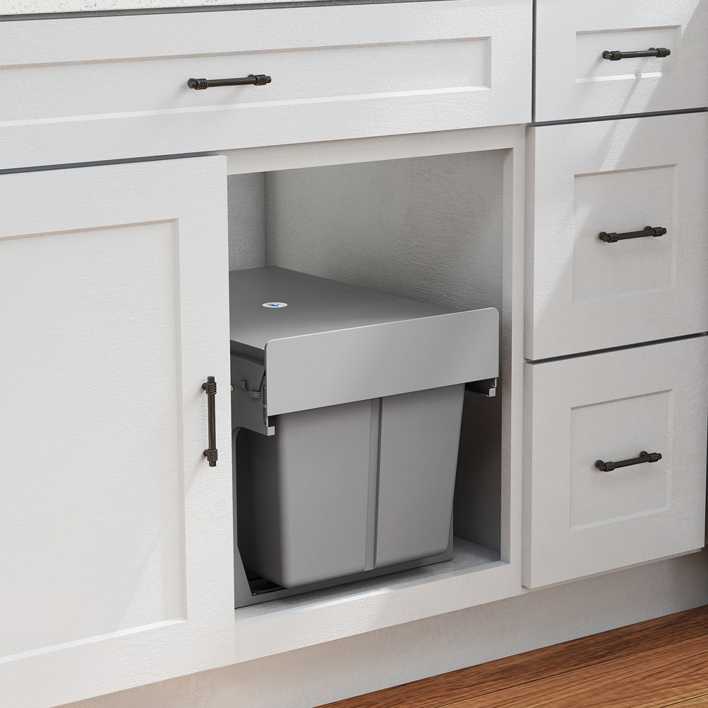 Ανασυρόμενος κάδος απορριμμάτων 31L 15L + 8L x 2 με αφαιρούμενους κάδους
