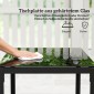 Σετ μπιστρό Rattan, σετ επίπλων κήπου 3 τεμαχίων με 2 καρέκλες κήπου, τραπεζάκι σαλονιού, αφαιρούμενα μαξιλάρια ανοιχτό γκρι