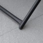 Βοηθητικό τραπέζι από polyrattan, πτυσσόμενο τραπεζάκι σαλονιού, τραπεζάκι σαλονιού, δίσκος, τραπέζι μπαλκονιού, τραπέζι κήπου, τραπεζάκι καναπέ, τραπεζάκι τσαγιού, έπιπλα κήπου, τραπέζι ρατάν για κήπο, βεράντα, μπαλκόνι, 40x40x40cm γκρι
