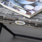 Βοηθητικό τραπέζι από polyrattan, πτυσσόμενο τραπεζάκι σαλονιού, τραπεζάκι σαλονιού, δίσκος, τραπέζι μπαλκονιού, τραπέζι κήπου, τραπεζάκι καναπέ, τραπεζάκι τσαγιού, έπιπλα κήπου, τραπέζι ρατάν για κήπο, βεράντα, μπαλκόνι, 40x40x40cm γκρι