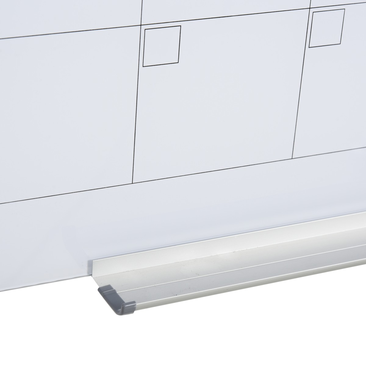 Whiteboard Calendar 90 x 60cm Wall Calendar with Pen Tray Dry Wipe Weekly Planner με 4 στυλό, Γόμα, Μηνιαίο Ημερολόγιο για Γραφείο Σχολική Κουζίνα Σπίτι