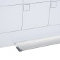 Whiteboard Calendar 90 x 60cm Wall Calendar with Pen Tray Dry Wipe Weekly Planner με 4 στυλό, Γόμα, Μηνιαίο Ημερολόγιο για Γραφείο Σχολική Κουζίνα Σπίτι