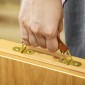 Επιτραπέζιο καβαλέτο, μικρό καβαλέτο, 1 συρτάρι, 3 θήκες, μασίφ ξύλο, φυσικό