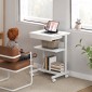 Γραφείο κυλίνδρου με συρτάρι και ράφια 4 τροχών Συμπαγής μεταλλική μοριοσανίδα