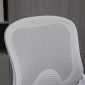 Καρέκλα γραφείου, καρέκλα γραφείου, όρθια λειτουργία, με υποπόδιο, περιστρεφόμενο κάθισμα, ατσάλι, μαύρο, 64 x 60 x 106-126 cm