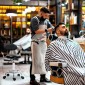 Σκαμπό ρολό, περιστρεφόμενο και ρυθμιζόμενο σκαμπό με πλάτη, κάλυμμα από συνθετικό δέρμα, υποπόδιο, για τραπεζάκια, μαύρο