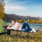 Feldbett, Campingbett, klappbar, wetterbeständig, μελάνι. Τσάντα μεταφοράς, 190 x 68 x 52 cm, μαύρο
