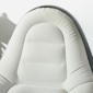 Φουσκωτή καρέκλα air chair καρέκλα εξωτερικού χώρου, 125 x 100 x 87cm, γκρι + μαύρο