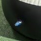 Φουσκωτή καρέκλα air chair καρέκλα εξωτερικού χώρου, 125 x 100 x 87cm, γκρι + μαύρο