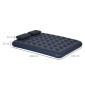 Αερό στρώμα για 2 άτομα, με χειροκίνητη αντλία, μαλακό & στιβαρό, 203x152x22cm, μπλε
