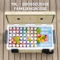 Cool box 70L Μεγάλο παθητικό θερμικό κουτί ψύξης έως 72 ώρες, με λαβή βαλβίδας αποστράγγισης τροχούς μόνωσης πλήρους αφρού PU