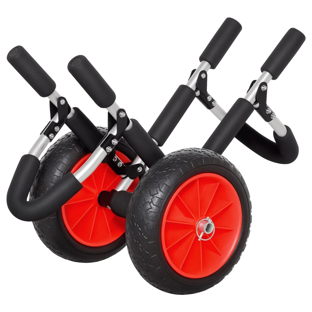 Τρόλεϊ σέρφινγκ αναδιπλούμενο έως 45 κιλά καροτσάκι μεταφοράς αλουμινίου καροτσάκι καγιάκ τρόλεϊ πτυσσόμενο με επένδυση από τεχνητό δέρμα ελαστικά καροτσάκι σκάφους καρότσι surf τρόλεϊ ρυμουλκούμενο σκάφος καρότσι για λέμβο σανίδας του σερφ