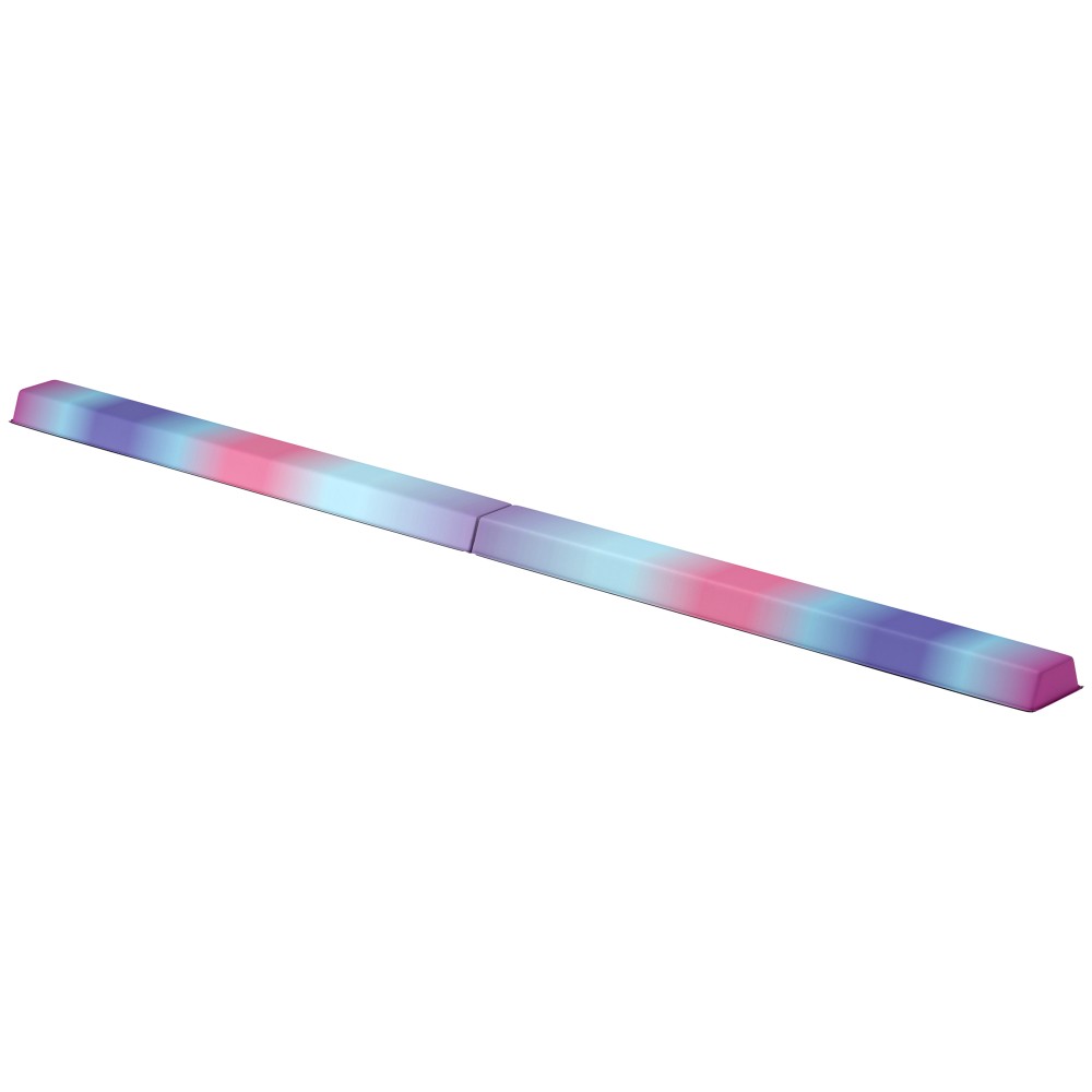 Balance Beam 2,4m Αναδιπλούμενη αντιολισθητική βάση για 3+ χρόνια έως 80kg Πολύχρωμη