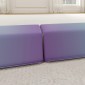 Balance Beam 2,4m Αναδιπλούμενη αντιολισθητική βάση για 3+ χρόνια έως 80kg Πολύχρωμη