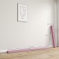 Balance Beam 2,4m Αναδιπλούμενη αντιολισθητική βάση για 3+ χρόνια έως 80kg Ροζ
