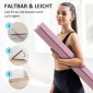 Balance Beam 2,4m Αναδιπλούμενη αντιολισθητική βάση για 3+ χρόνια έως 80kg Ροζ