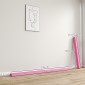 Balance Beam 2,4m Αναδιπλούμενη αντιολισθητική βάση για 3+ χρόνια έως 80kg Ανοιχτό κόκκινο