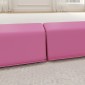 Balance Beam 2,4m Αναδιπλούμενη αντιολισθητική βάση για 3+ χρόνια έως 80kg Ανοιχτό κόκκινο