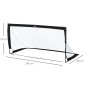 Σετ γκολ ποδοσφαίρου 2 αναδιπλούμενων 183 x 90 x 90 cm Αδιάβροχο με τσάντα μεταφοράς Γκολ ποδοσφαίρου εξωτερικού χώρου για ενήλικες Γκολ ποδοσφαίρου για αναψυχή Προπόνηση στον κήπο Μαύρο