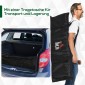 Σετ γκολ ποδοσφαίρου 2 αναδιπλούμενων 183 x 90 x 90 cm Αδιάβροχο με τσάντα μεταφοράς Γκολ ποδοσφαίρου εξωτερικού χώρου για ενήλικες Γκολ ποδοσφαίρου για αναψυχή Προπόνηση στον κήπο Μαύρο