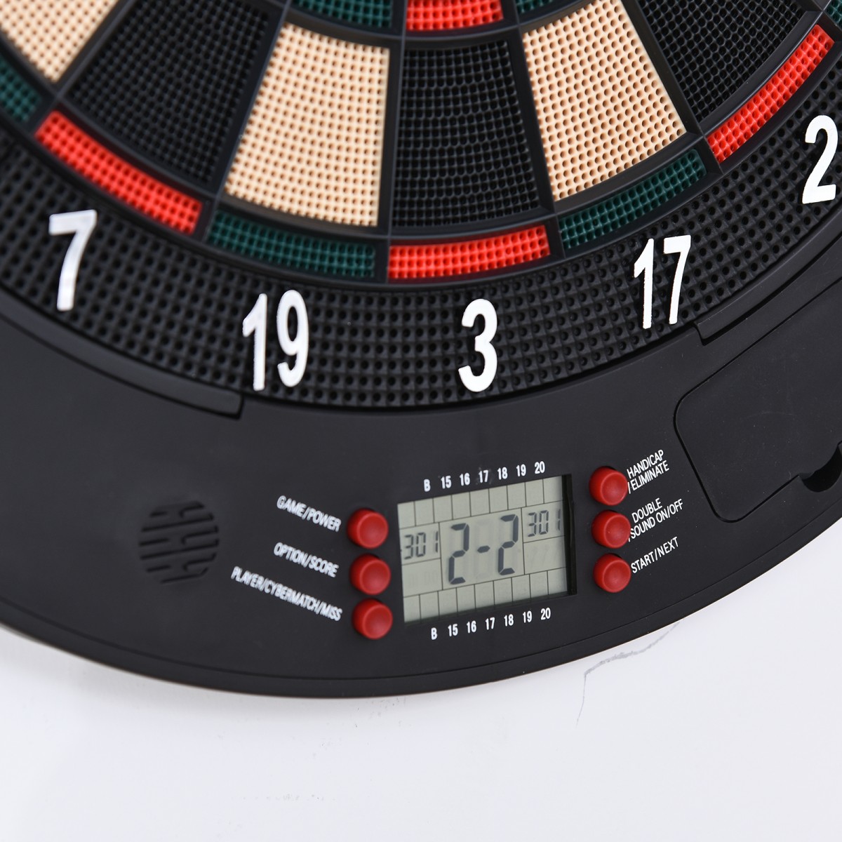 Ηλεκτρονικό βελάκι Dartboard με φωνητικές προτροπές Αγγλικές φωνητικές ενδείξεις LED 6 βελάκια 26 παιχνίδια 185 παραλλαγές Μηχάνημα βελών με πόρτα Σετ Dartboard για έως και 8 παίκτες