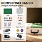 Σετ πόκερ, 300 μάρκες, ζάρια, 2 τράπουλες, αξεσουάρ, θήκη, για 8 παίκτες
