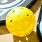 Σετ Pickleball με 4 ρακέτες, 4 μπάλες, τσάντα μεταφοράς, ελαφρύ και ανθεκτικό, μπλε+μαύρο