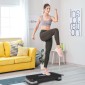 Βαλόνι Αερόβιο Stepper 2 Επιπέδων Ύψος Ρυθμιζόμενο 10-15cm, Αντιολισθητικό Βήμα Γυμναστικής, Μίνι Βαλοπάτι για το Γραφείο στο σπίτι, Μαύρο + Γκρι