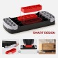 Αερόβιο stepper 2 σταδίων ρυθμιζόμενο ύψος 68 x 28 x 15 cm μαύρο + γκρι + κόκκινο