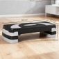 Αερόβιο stepper 3 σταδίων ρυθμιζόμενο ύψος 80 x 31 x 20 cm μαύρο + γκρι