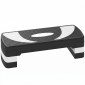 Αερόβιο stepper 3 σταδίων ρυθμιζόμενο ύψος 80 x 31 x 20 cm μαύρο + γκρι