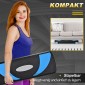 Αερόβιο stepper 3 σταδίων ρυθμιζόμενο ύψος 80 x 31 x 20 cm μαύρο + γαλάζιο + γκρι
