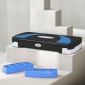 Αερόβιο stepper 3 σταδίων ρυθμιζόμενο ύψος 80 x 31 x 20 cm μαύρο + γαλάζιο + γκρι
