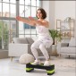 Αερόβιο stepper, ρυθμιζόμενο ύψος, για εσωτερική και εξωτερική χρήση, χωρητικότητα φορτίου έως 150 kg, 80 x 31 x 10-20 cm, πράσινο