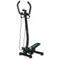 Stepper Sidestepper με λαβές προπόνησης ποδήλατο γυμναστικής με ατσάλινη οθόνη LCD