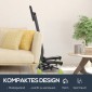 Stepper με οθόνη LCD 55 x 44 x 108 cm ατσάλι γκρι + πράσινο + μαύρο