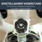Stepper συσκευή γυμναστικής, οθόνη LCD, αντιολισθητικά πεντάλ, ατσάλι και ABS, 55x44x108 cm, πράσινο + μαύρο