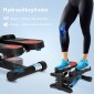 Mini Stepper, Συμπαγής συσκευή Stepper για προπόνηση, Fitness Stepper με οθόνη LCD και αντιολισθητικά πεντάλ, μαύρο
