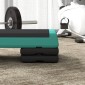 Αερόβιο stepper fitness ρυθμιζόμενο καθ' ύψος με 3 σκαλοπάτια (10,5/15,5/20,5 cm), αντιολισθητικό πράσινο