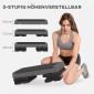 Ρυθμιζόμενο ύψος Fitness Stepper Αντιολισθητικό Γυμναστήριο Γραφείου Γραφείου Πλαστικό Γκρι