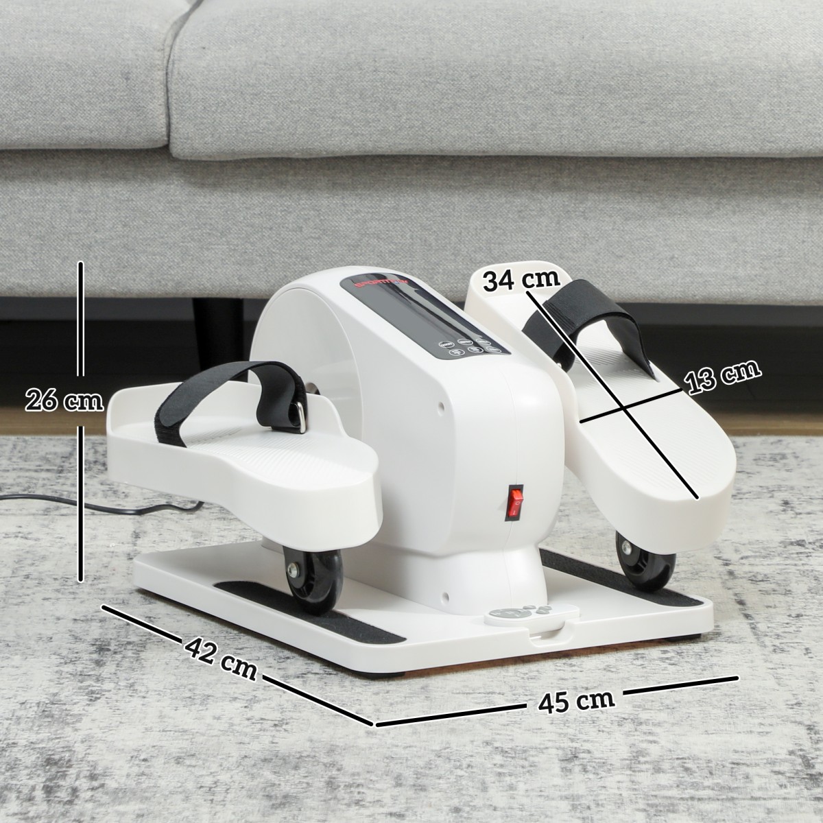 Mini Elliptical Trainer for Home Under Desk Electric Cross Trainer με 12 ταχύτητες & 7 αντίσταση