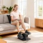 Mini Pedal Trainer 12 Speed ​​​​Τηλεχειριστήριο LED Αντιολισθητικό Φορητό Μεταλλικό Πλαστικό Μαύρο