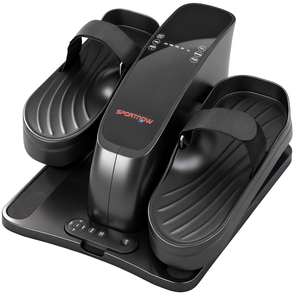 Mini Pedal Trainer 12 Speed ​​​​Τηλεχειριστήριο LED Αντιολισθητικό Φορητό Μεταλλικό Πλαστικό Μαύρο